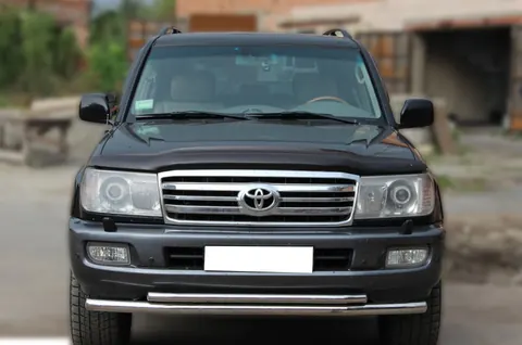 Передній захист ST014 (нерж.) d60/60 для Toyota Land Cruiser 100 1998-2007 рр — Toyota Land Cruiser 100 1998-2007 гг. DianaParts