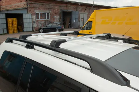 Перемички на рейлінги без ключа Flybar (2 шт) Сірий для BMW 3 серія E36 1990-2000 рр — BMW 3 серия E36 1990-2000 гг. DianaParts