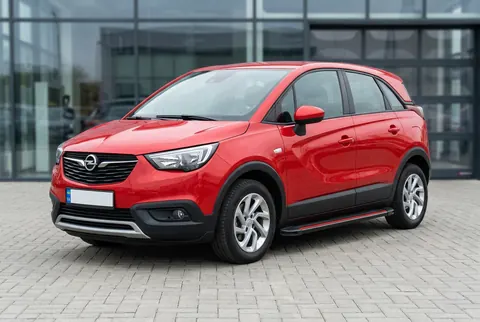 Бокові пороги Maya Red (2 шт., алюміній) для Opel Crossland X 2017-2024 рр — Opel Crossland X 2017-2024 гг. DianaParts