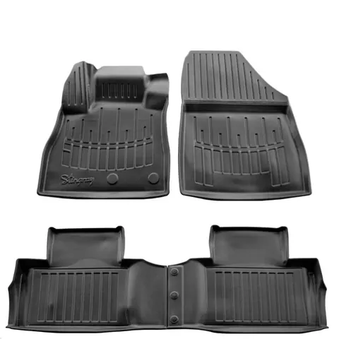 Килимки Stingray 3D (4 шт) для Renault Scenic/Grand 2016-2025 рр — Renault Scenic/Grand 2016–2025 гг. DianaParts