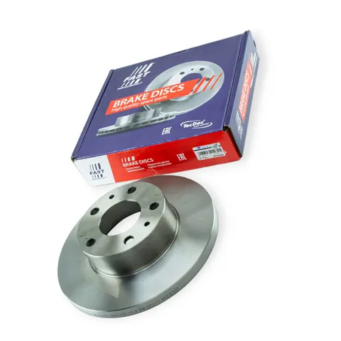 Диск гальмівний Fiat Ducato, Peugeot Boxer (1994-) 1.0-1.4t 2.5D передній (280mmx18mm) Fast — Автозапчастини DianaParts
