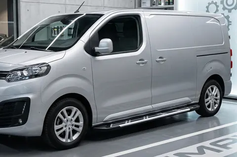 Бокові пороги Sunrise (2 шт., алюміній) XS – Коротка база для Peugeot Traveller 2017- рр — Peugeot Traveller 2017- гг. DianaParts