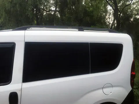 Рейлінги Чорні Коротка, Пластикові ніжки для Opel Combo 2012-2018 рр — Opel Combo 2012-2018 гг. DianaParts