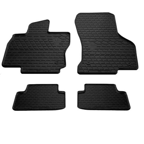 Гумові килимки (4 шт, Stingray Premium) для Skoda Superb 2015-2024 рр — Skoda Superb 2015-2024 гг. DianaParts