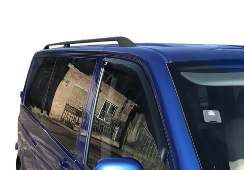 Чорні рейлінги Коротка база, Металеві ніжки для Volkswagen T5 Multivan 2003-2010 рр — Volkswagen T5 Multivan 2003–2010 гг. DianaParts