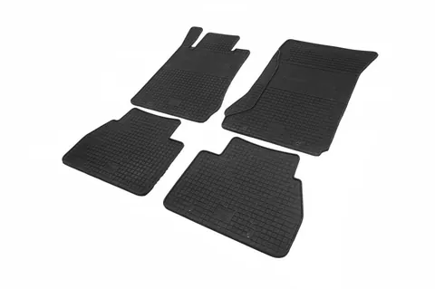 Гумові килимки (4 шт, Polytep) для Mercedes E-сlass W210 1995-2002 рр — Mercedes E-сlass W210 1995-2002 гг. DianaParts