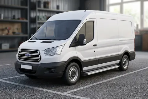 Бокові пороги Maya V2 (2 шт., алюміній) L1 (Regular) для Ford Transit 2014- рр — Ford Transit 2014- гг. DianaParts