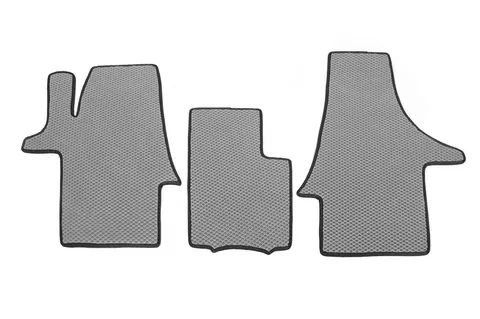 Килимки EVA (сірі, передні, для 1-20261) для Volkswagen T5 Multivan 2003-2010 рр — Volkswagen T5 Multivan 2003–2010 гг. DianaParts