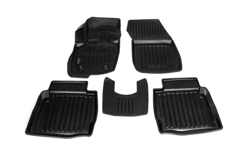 Килимки Stingray 3D (5 шт, поліуретан) для Ford Mondeo 2014-2022 рр — Ford Mondeo 2014-2022 гг. DianaParts