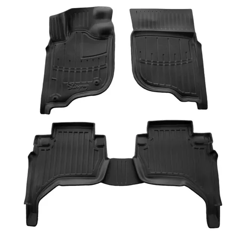Килимки Stingray 3D (EU, KAOT, 5 шт) для Mitsubishi L200 2006-2015 рр — Mitsubishi L200 2006-2015 гг. DianaParts