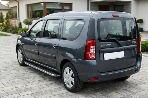 Бокові пороги BlackLine (2 шт, алюміній) для Renault Logan MCV 2005-2013 рр — Renault Logan MCV 2005-2013 гг. DianaParts