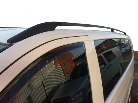 Рейлінги чорні DDU (пласт. ніжки.) Середня база (LONG) для Mercedes Vito W639 2004-2014 рр — Mercedes Vito W639 2004-2014 гг. DianaParts