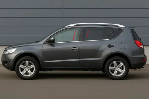 Окантовка вікон (4 шт, нерж.) для Geely Emgrand X7 2011- рр — Geely Emgrand X7 2011- гг. DianaParts