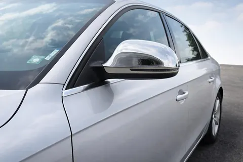 Накладки на дзеркала 2009-2012 (2 шт., нерж) для Ауди A6 C6 рр — Audi A6 C6 2004-2011 гг. DianaParts