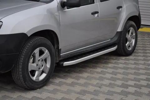 Бокові пороги Fullmond (2 шт, алюмін. профілю.) для Dacia Duster 2008-2018 рр — Dacia Duster 2008-2018 гг. DianaParts