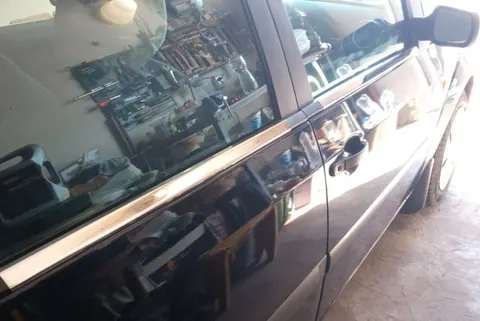 Зовнішня окантовка стекол (4 шт, нерж) Carmos - Турецька сталь для Ford Fiesta 2002-2008 рр — Ford Fiesta 2002-2008 гг. DianaParts