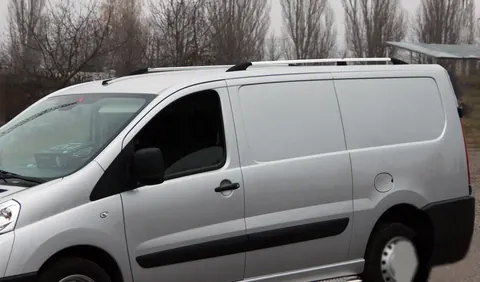 Рейлінги Хром Коротка база, Пластикові ніжки для Fiat Scudo 2007-2015 рр — Fiat Scudo 2007-2015 гг. DianaParts