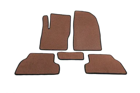 Килимки EVA (коричневі) для Ford Focus II 2008-2011 рр — Ford Focus II 2008-2011 гг. DianaParts