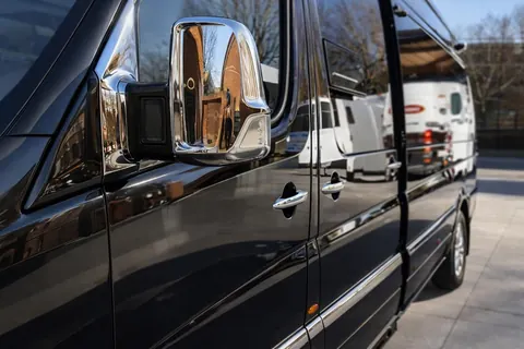 Накладки на дзеркала (2 шт) Omsa, Італійська нержавійка для Mercedes Sprinter W906 2006-2018 рр — Mercedes Sprinter W906 2006–2018 гг. DianaParts