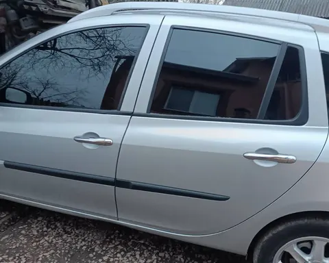 Накладки на ручки (нерж.) 4 шт, Carmos - Турецька сталь (без отворів) для Renault Clio III 2005-2012 рр — Renault Clio III 2005-2012 гг. DianaParts