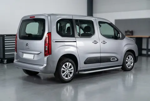Бокові пороги Tayga Grey (2 шт., алюміній) Довга база для Citroen Berlingo/Multispace 2018- рр — Citroen Berlingo/Multispace 2018- гг. DianaParts