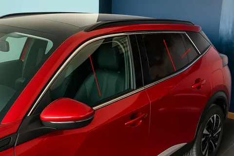 Верхня окантовка вікон (6 шт, нерж) для Peugeot 2008 2019- рр — Peugeot 2008 2019- гг. DianaParts