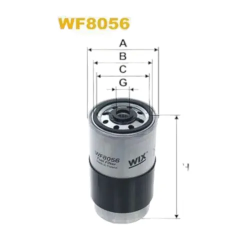 Фільтр паливний Volkswagen Passat B5 1.9TDI, Audi 80-100, A4-A6 1.6-1.9-2.4-2.5D, TD WIX FILTERS — Фільтри DianaParts