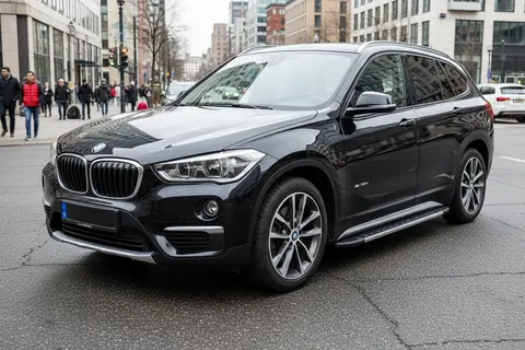 Бокові пороги Duru (2 шт., Алюміній) для BMW X1 F48 2015-2022 рр — BMW X1 F48 2015-2022 гг. DianaParts