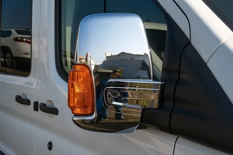 Накладки на дзеркала (2 шт, хром) Хромований пластик для Ford Transit 2014- рр — Ford Transit 2014- гг. DianaParts
