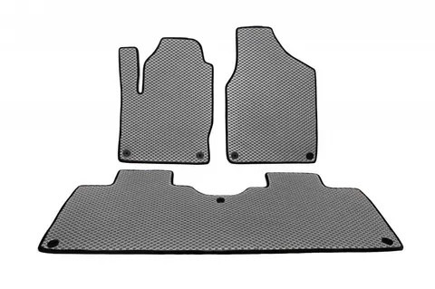Килимки EVA (2 ряди, сірі) для Volkswagen Sharan 1995-2010 рр — Volkswagen Sharan 1995-2010 гг. DianaParts