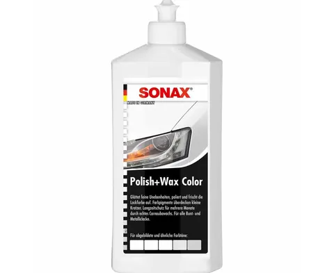 Sonax NanoPro Поліроль з воском кольоровий білий 250 мл — Универсальные аксессуары DianaParts