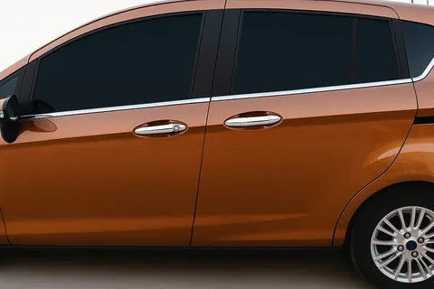 Накладки на ручки (4 шт., нерж.) Carmos - Турецька сталь для Ford B-Max 2012-2017 рр — Ford B-Max 2012-2017 гг. DianaParts