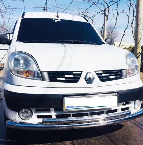 Передній захист ST014 (нерж.) d60/60 для Renault Kangoo 1998-2008 рр — Renault Kangoo 1998-2008 гг. DianaParts