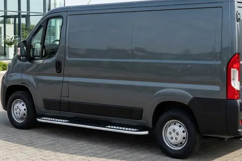 Бокові пороги Tayga V2 (2 шт., алюміній) Коротка база для Citroen Jumper 2007-2025 рр — Citroen Jumper 2007-2025 гг. DianaParts