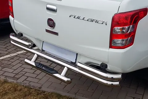 Задній захист AK-Special (нерж) для Mitsubishi L200 2015-2024 рр — Mitsubishi L200 2015-2024 гг. DianaParts