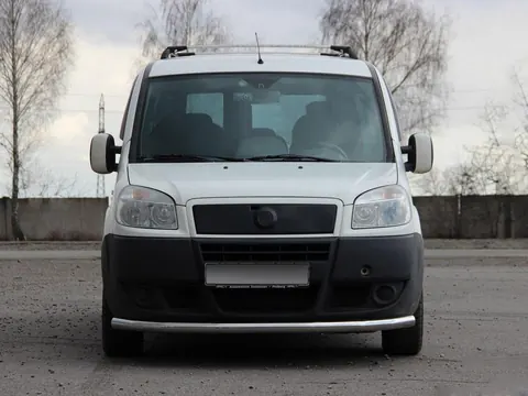 Передній захист ST008 (2 шт., нерж.) 60 мм для Fiat Doblo I 2005-2010 рр — Fiat Doblo I 2005-2010 гг. DianaParts