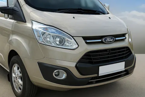 Накладки на противотуманки 2013-2018 (2 шт., пласт) для Ford Custom рр — Ford Custom 2013-2022 гг. DianaParts
