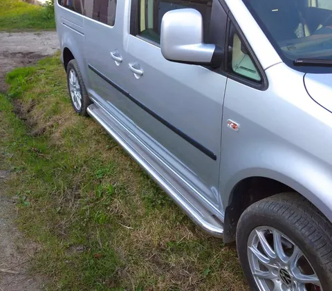 Бокові пороги Premium (2 шт., нерж) Стандартна база, d60 для Volkswagen Caddy 2004-2010 рр — Volkswagen Caddy 2004-2010 гг. DianaParts