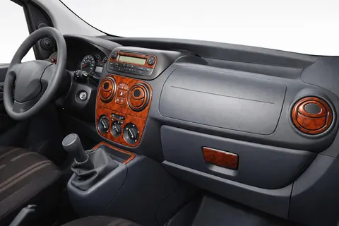 Декоративні накладки салону Карбон для Fiat Fiorino/Qubo 2008-2024 рр — Fiat Fiorino/Qubo 2008-2024 гг. DianaParts