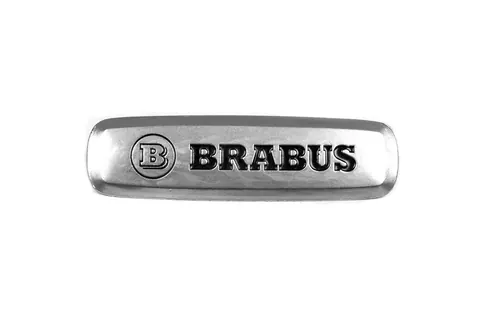 Brabus Шильдик алюмінієвий для килимків (1шт) для Mercedes-Benz — Mercedes-Benz DianaParts