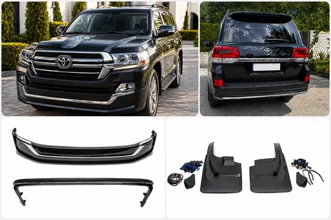 Комплект обвісів 2016-2021 (Executive 2019) Білий колір для Toyota Land Cruiser 200 рр — Toyota Land Cruiser 200 2007-2021 гг. DianaParts