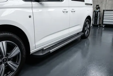 Бокові пороги RedLine (2 шт., алюміній) Максі база для Ford Connect 2021- рр — Ford Connect 2021- гг. DianaParts