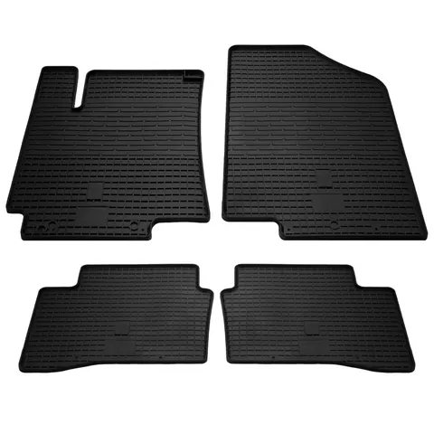 Гумові килимки (4 шт, Stingray Premium) для Kia Rio 2012-2017 рр — Kia Rio 2012-2017 гг. DianaParts