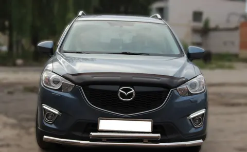 Передній захист ST014 (нерж.) d60/60 для Mazda CX-5 2012-2017 рр — Mazda CX-5 2012-2017 гг. DianaParts