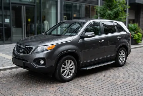 Бокові пороги Duru (2 шт., алюміній) 2010-2013 для Kia Sorento II XM рр — Kia Sorento II XM 2009-2014 гг. DianaParts