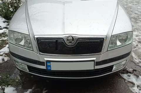 Зимова накладка на решітку (верхня) Матова для Skoda Octavia II A5 2006-2010 рр — Skoda Octavia II A5 2006-2010 гг. DianaParts
