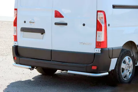 Задні куточки AK003 (2 шт., нерж) для Renault Master 2011-2023 рр — Renault Master 2011-2023 гг. DianaParts