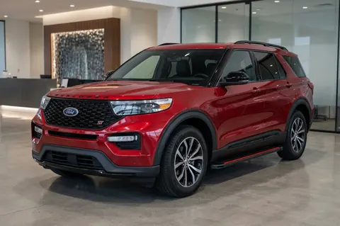 Бокові пороги Maya Red (2 шт., Алюміній) для Ford Explorer 2019- рр — Ford Explorer 2019- гг. DianaParts