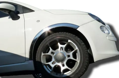 Накладки на арки (4 шт, нерж) для Fiat 500/500L 2013-2022 рр — Fiat 500/500L 2013-2022 гг. DianaParts