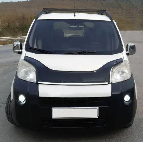 Дефлектор капоту (EuroCap) для Fiat Fiorino/Qubo 2008-2024 рр — Fiat Fiorino/Qubo 2008-2024 гг. DianaParts